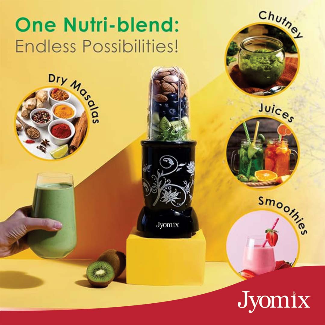 Jyomix Nutri Blender Quickmix 2 poly jar