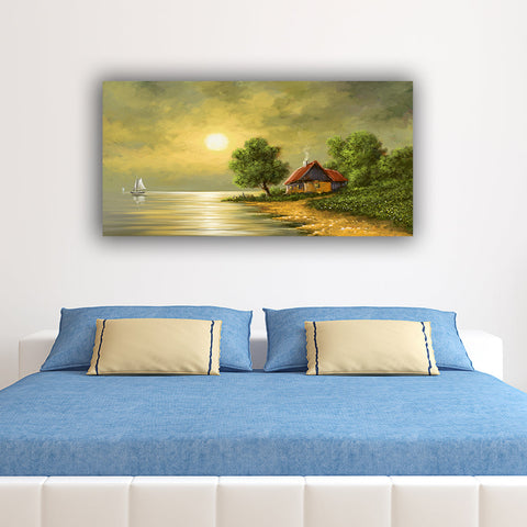 Beautiful SunSet Canvas Wall Painting