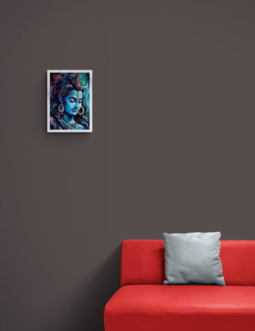 Lord shiva mahakal wall frame