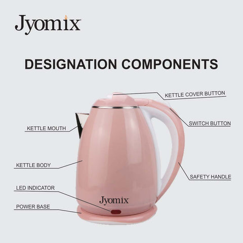 Jyomix Electric kettle, 1.8L (Colour)