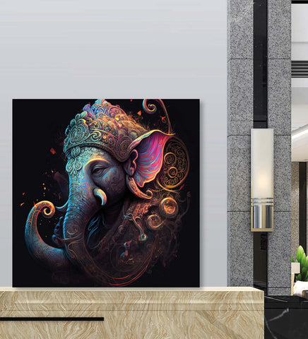 Find Hope and Inspiration in Ganesha Canvas Artwork