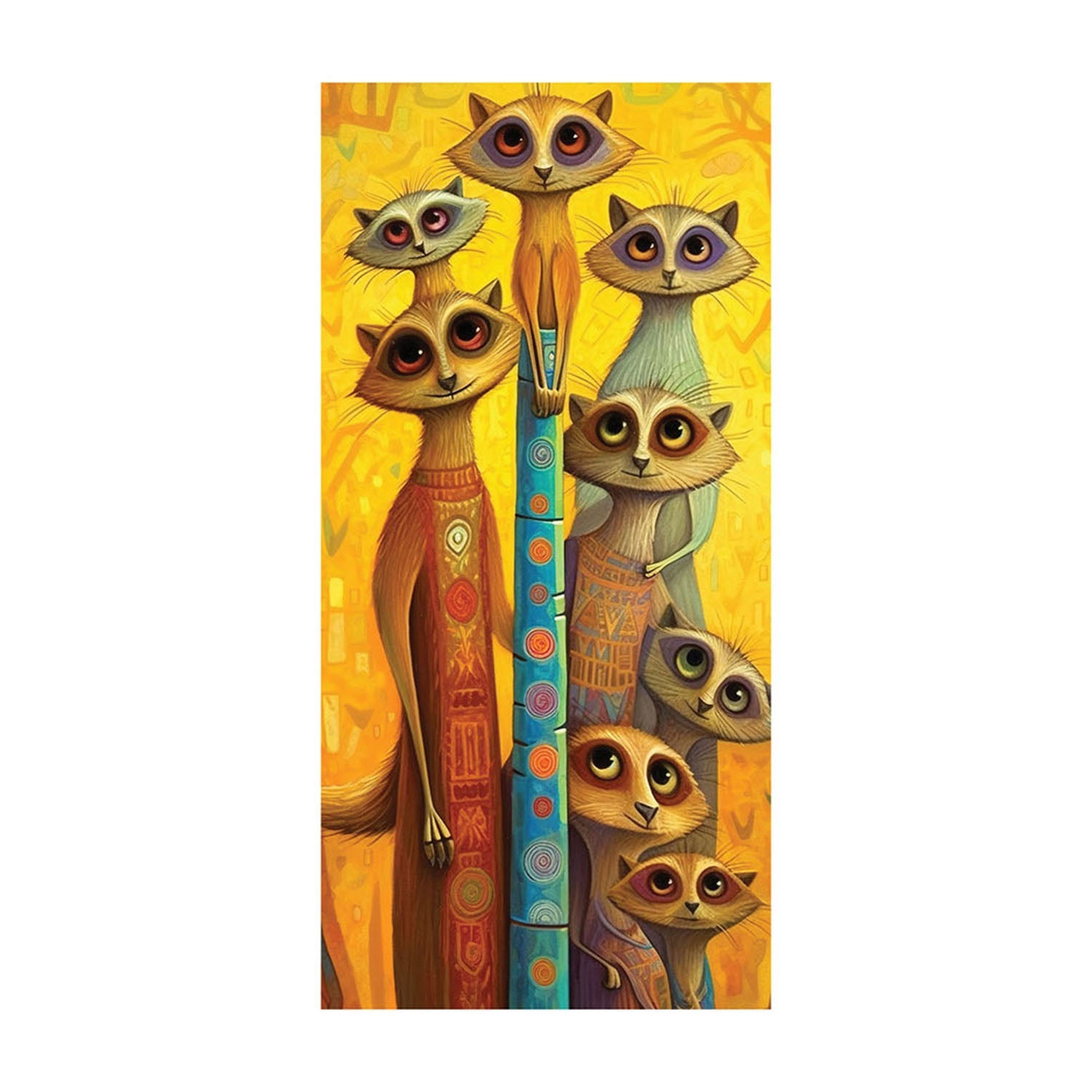 meerkat on canvas art print from anciq