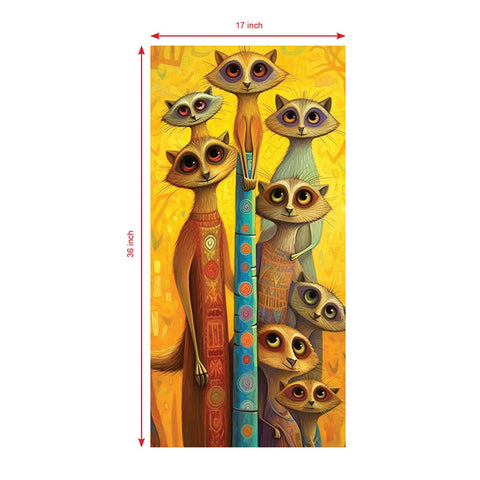 meerkat on canvas art print from anciq