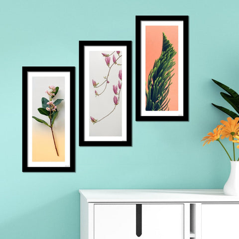 Sets of Floral and plants Wall Frame Painting set of 3