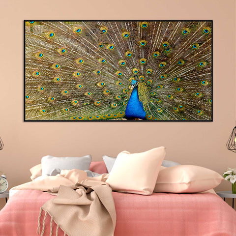 Indian Peacock Birds Wall Painting