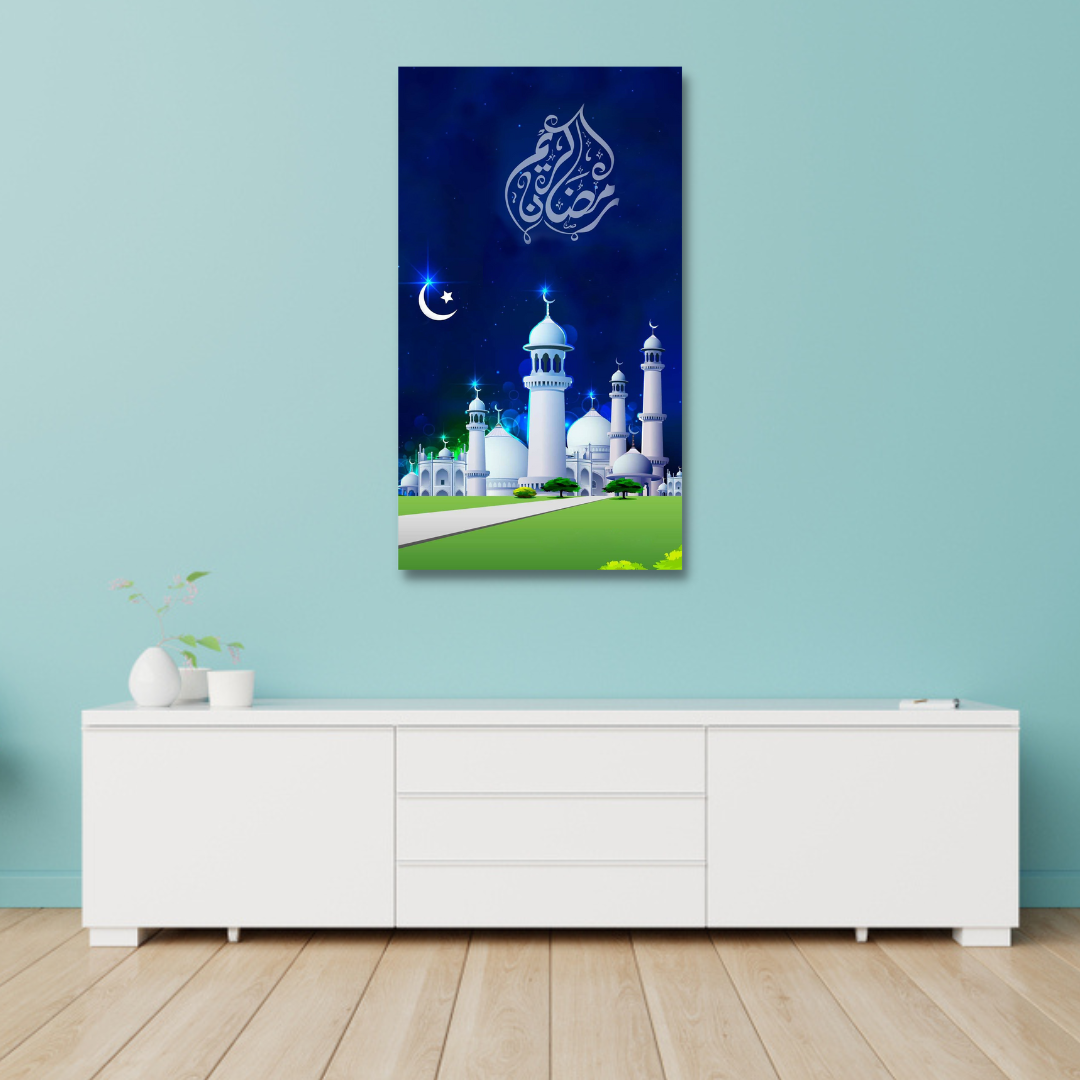 Islamic Religious Arabic Canvas Wall Painting