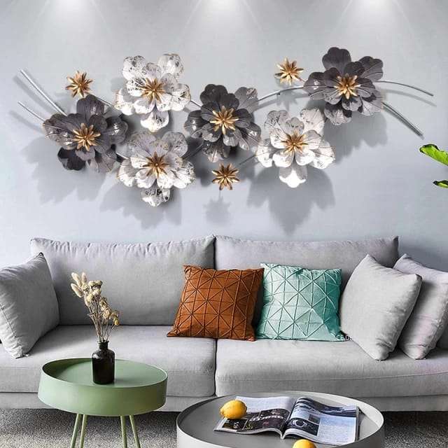 Black & White Metal Wall Art