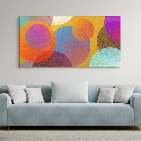 Abstract Modern Art Large Canvas Paintings. Framed Digital Reprints of Famous and Vibrant Artwork (MAWA12)