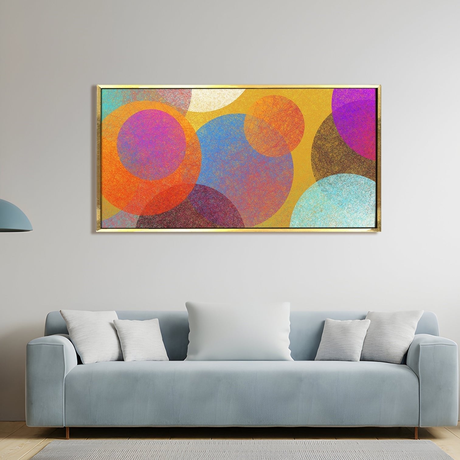 Abstract Modern Art Large Canvas Paintings. Framed Digital Reprints of Famous and Vibrant Artwork (MAWA12)