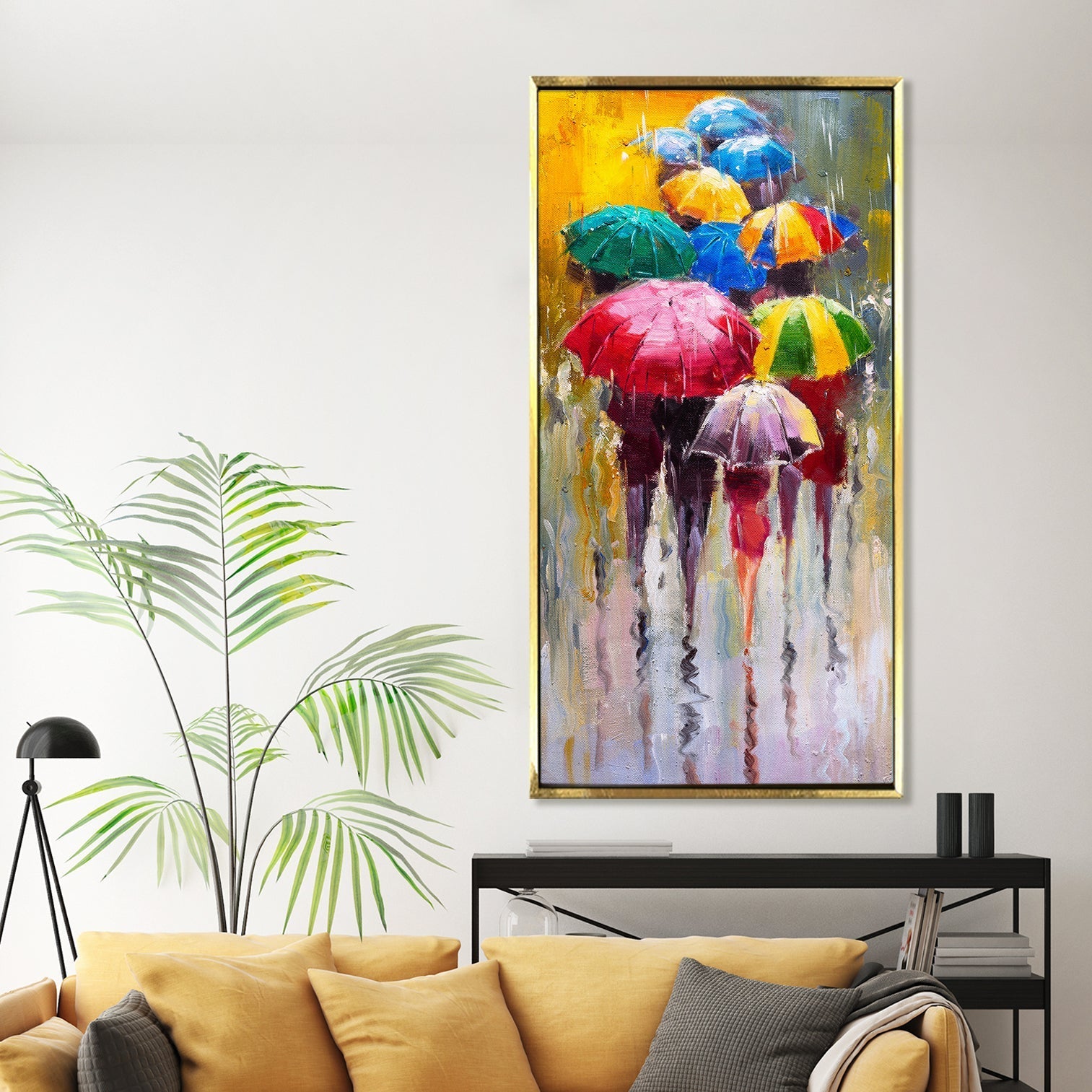 Abstract Modern Art Large Canvas Paintings. Framed Digital Reprints of Famous and Vibrant Artwork (MAWA18)