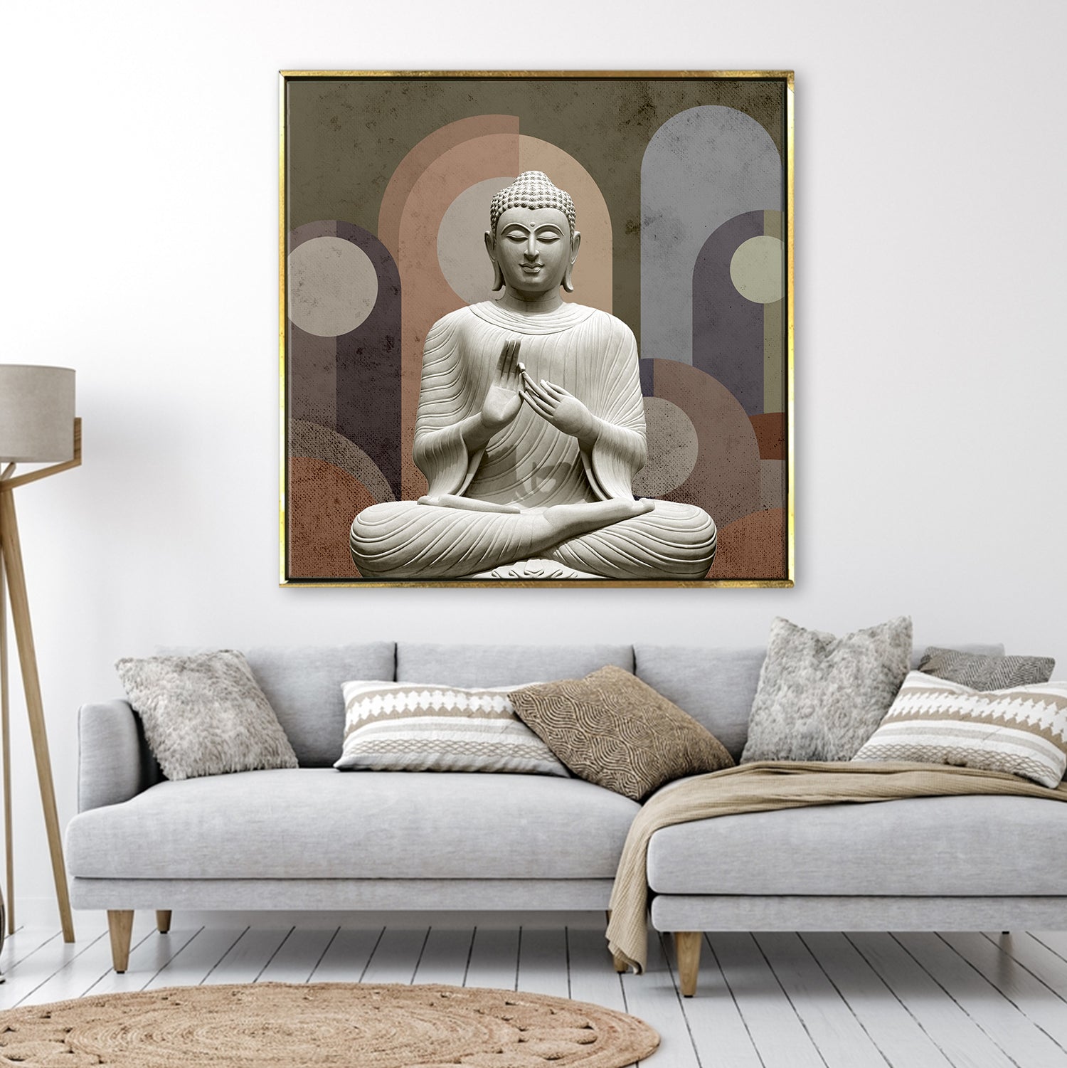 Buddha Canvas Painting For Home and Hotels Wall Decoration