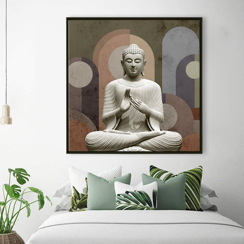 Buddha Canvas Painting For Home and Hotels Wall Decoration