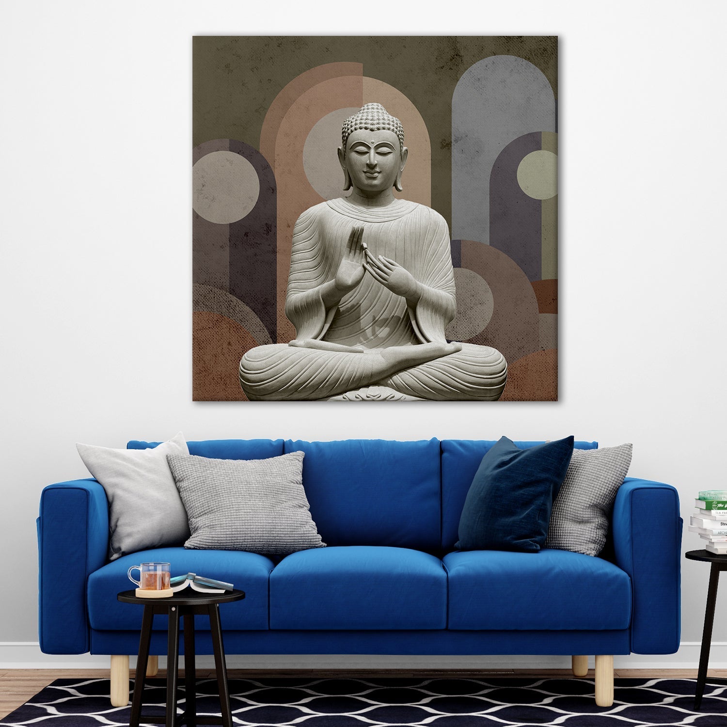 Buddha Canvas Painting For Home and Hotels Wall Decoration