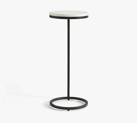 Round Marble C-Side Table