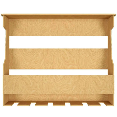 High-Quality Backlit Bar Wall Shelf / Book Shelf in Light Oak Finish