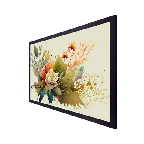 Abstract Spring Season Floating Frame Canvas Wall Paintings