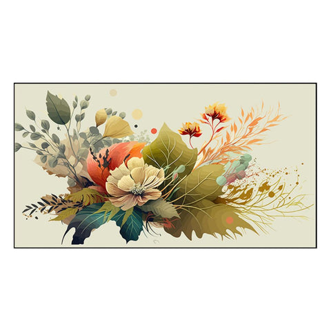 Abstract Spring Season Floating Frame Canvas Wall Paintings