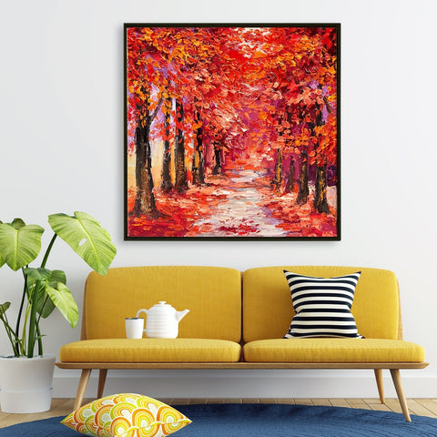 Endless Path Vastu Canvas Painting Framed For Living rooms Office Home Decor.