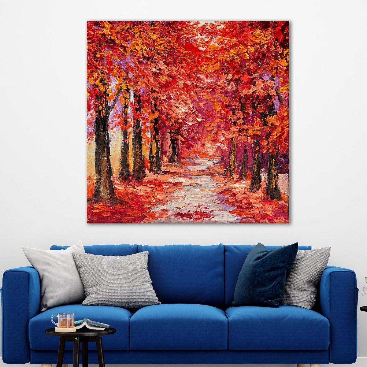 Endless Path Vastu Canvas Painting Framed For Living rooms Office Home Decor.