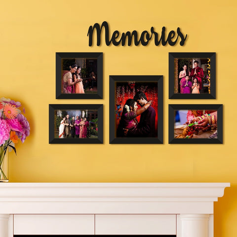 Family Love Memories Home Photo Frame Collage Set For Home Decor (MEMORIES)