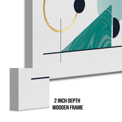 Framed Canvas Digital Abstract Modern Art Wall Painting For Home and Hotels Wall Decoration. Digital Reprint (ABWA15)