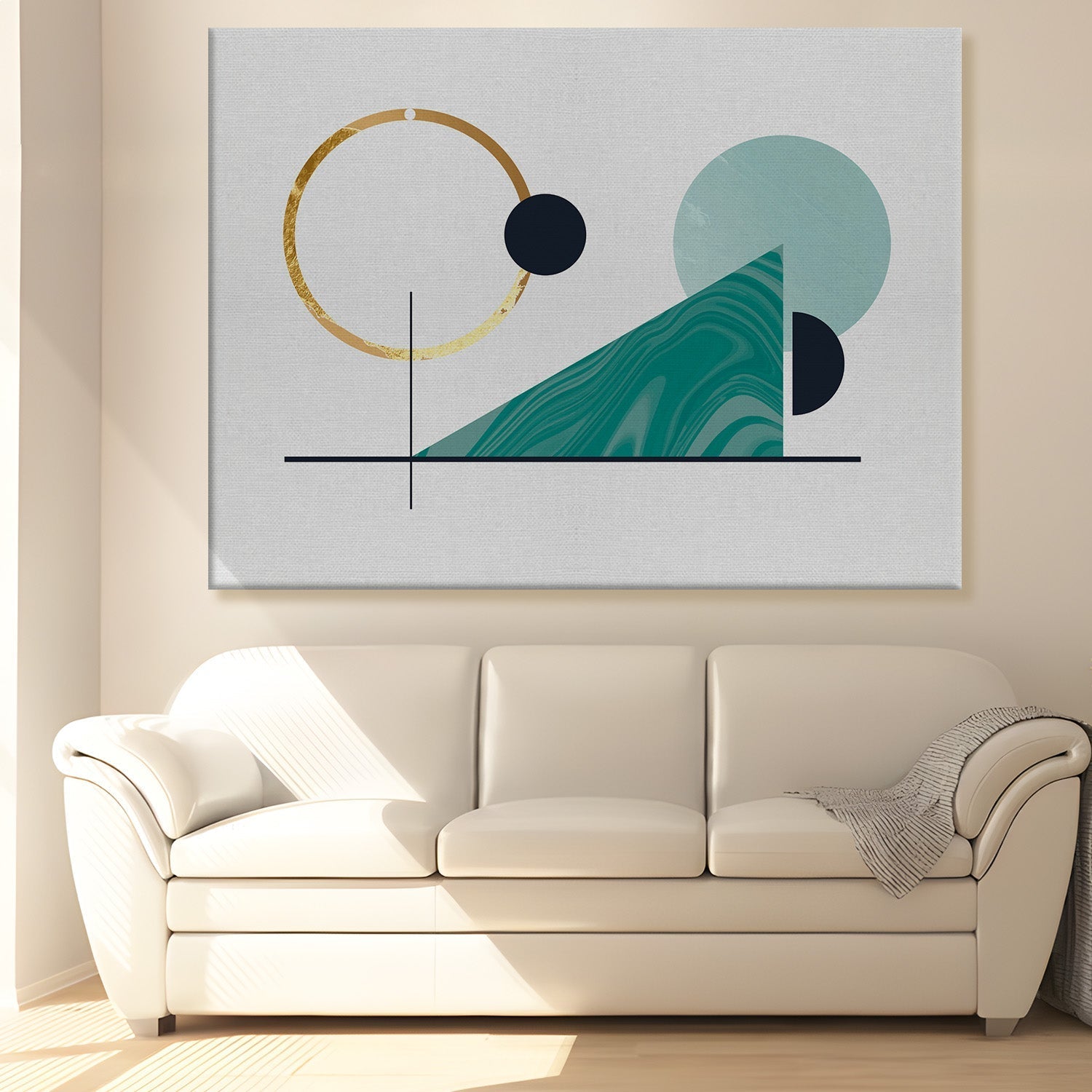 Framed Canvas Digital Abstract Modern Art Wall Painting For Home and Hotels Wall Decoration. Digital Reprint (ABWA15)