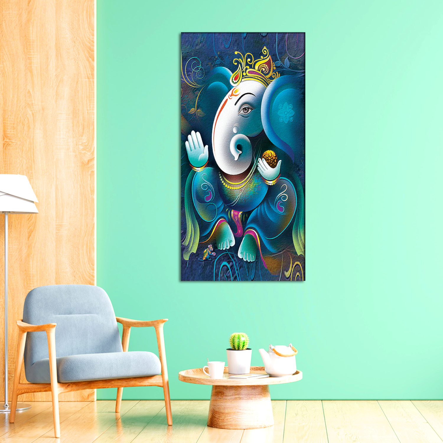 premium quality canvas of Lord Ganesha