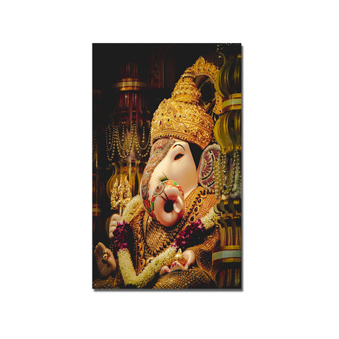 Lord Ganesha  ji Religious Canvas Wall Painting