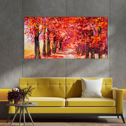 Beautiful Forest and Tree Canvas Print Wall Painting