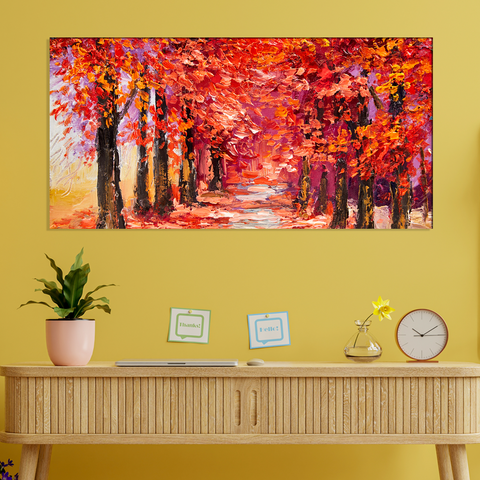 Beautiful Forest and Tree Canvas Print Wall Painting