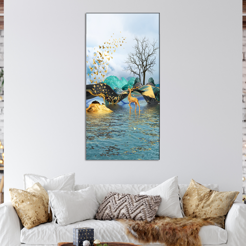 Abstract View Canvas Wall Painting