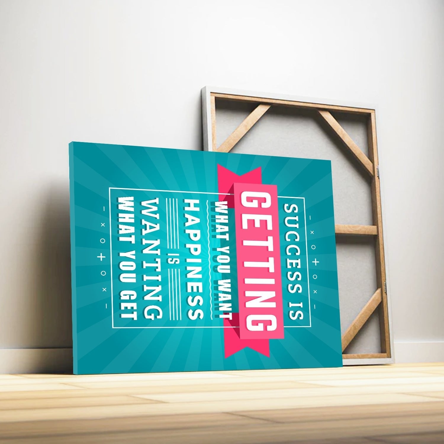 Inspirational Canvas Framed Posters With Motivational Quotes in Large Size for Office and Startups.