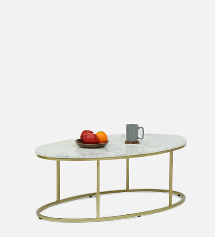 Metal Coffee Table In White Colour