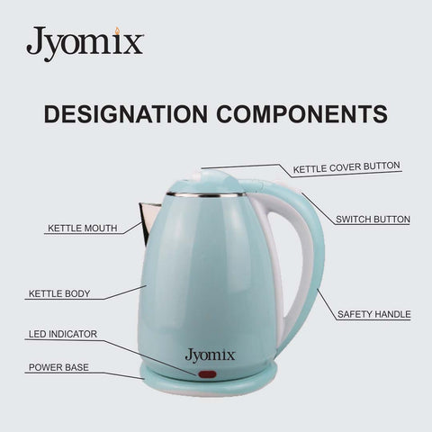 Jyomix Electric kettle, 1.8L (Colour)