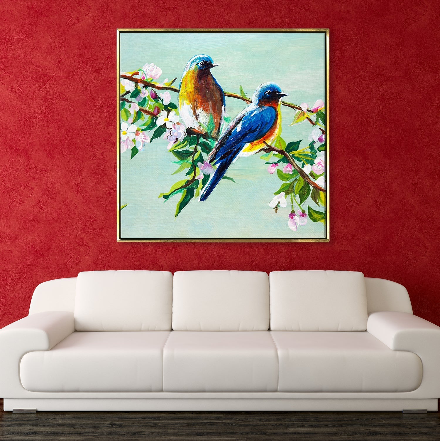 Large Wildlife Canvas Wall Art Painting for Living Room, Home, and Office.