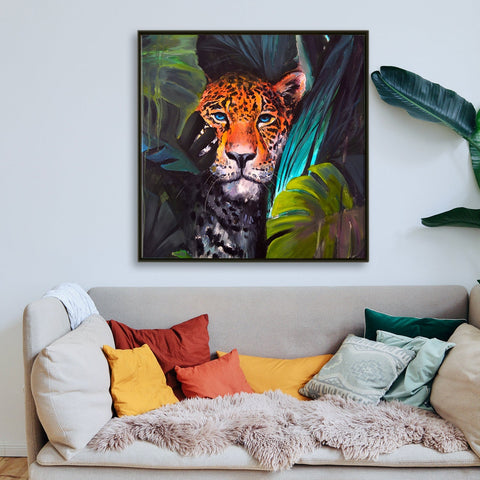 Large Wildlife Canvas Wall Art Painting for Living Room, Home, and Office.