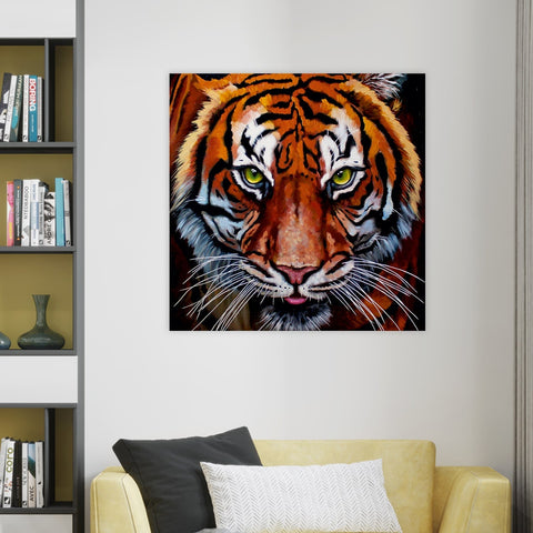 Large Wildlife Canvas Wall Art Painting for Living Room, Home, and Office.