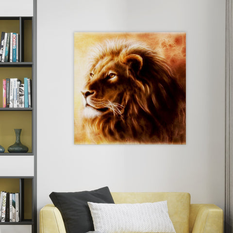 Large Wildlife Canvas Wall Art Painting for Living Room, Home, and Office.