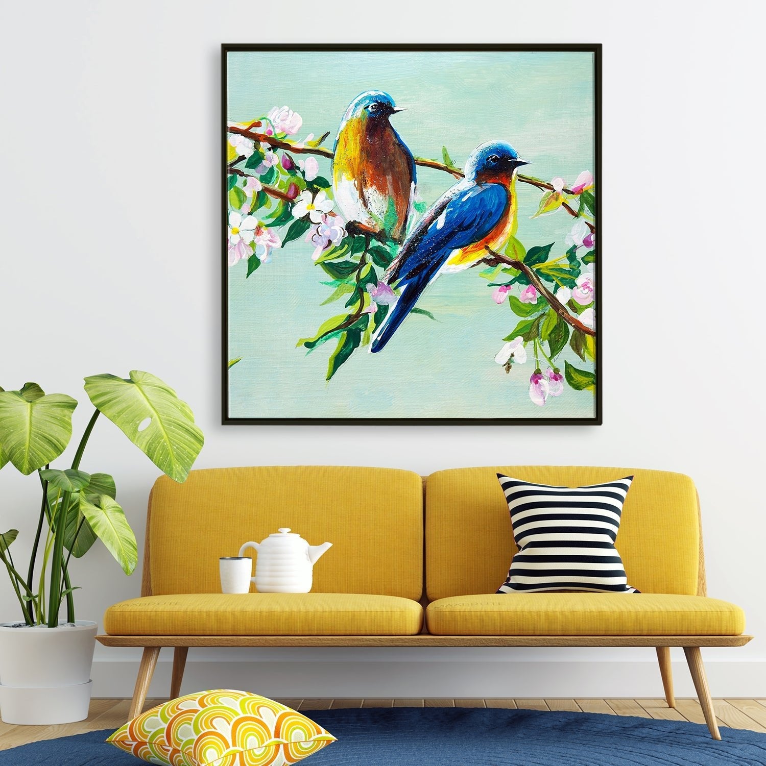 Large Wildlife Canvas Wall Art Painting for Living Room, Home, and Office.