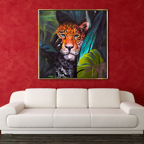 Large Wildlife Canvas Wall Art Painting for Living Room, Home, and Office.