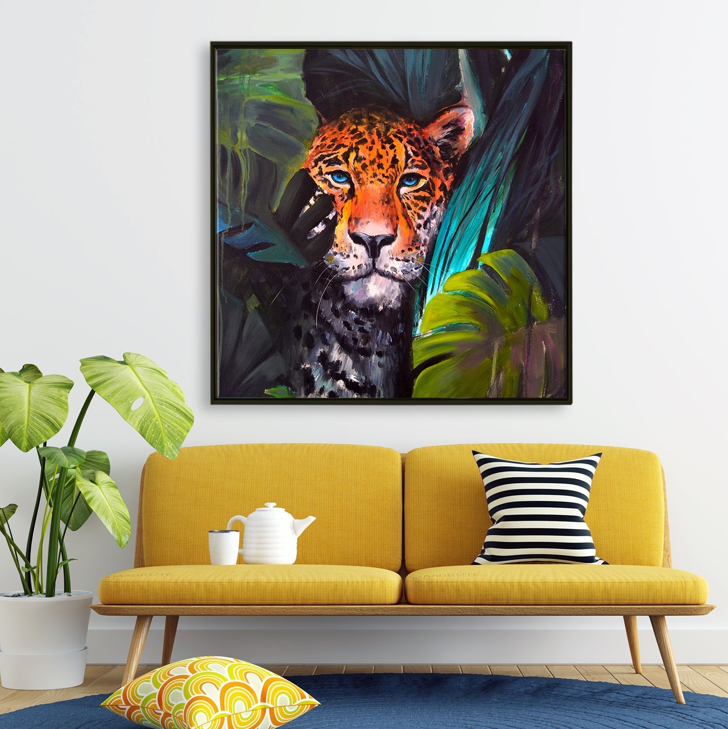 Large Wildlife Canvas Wall Art Painting for Living Room, Home, and Office.