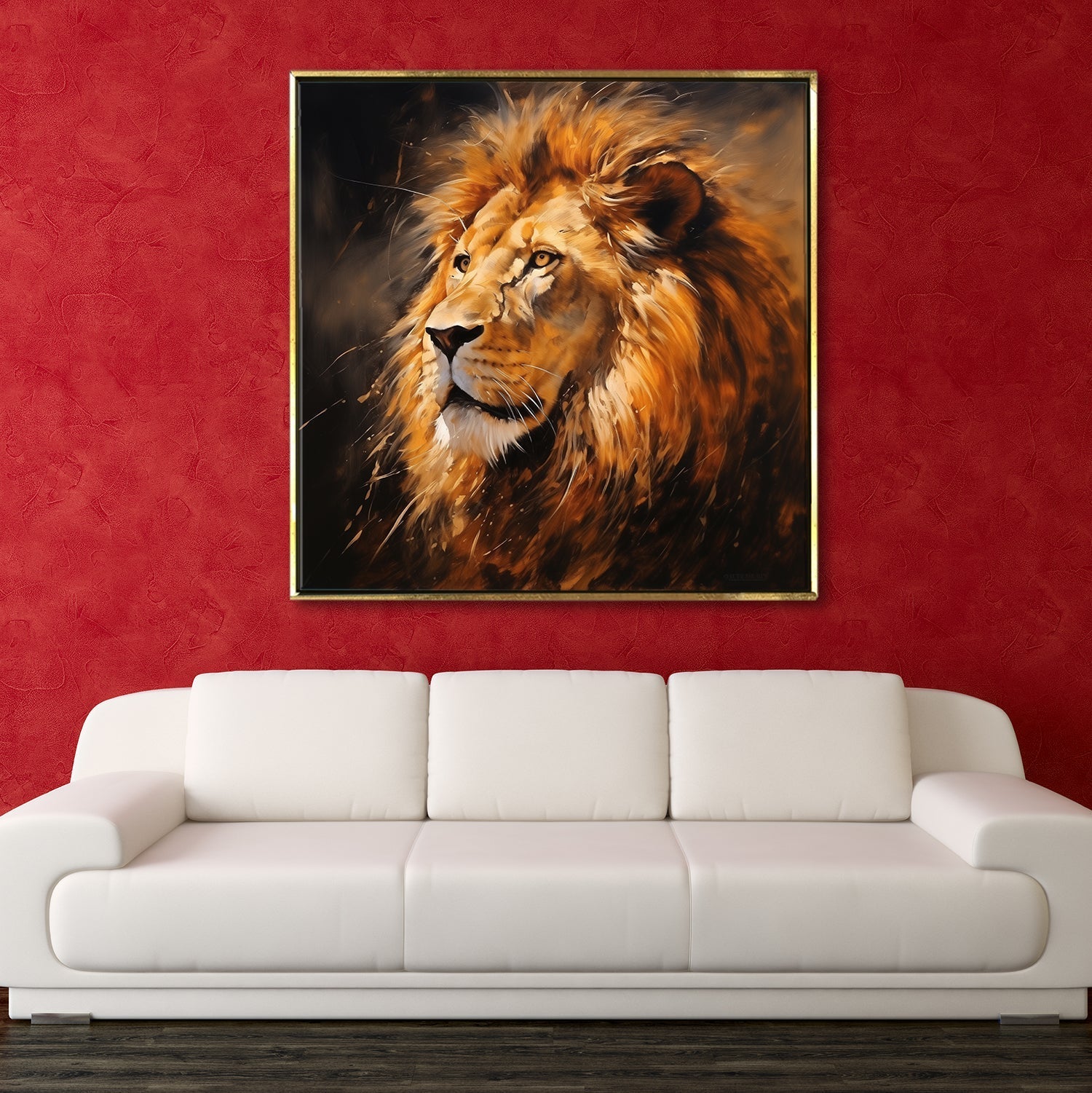 Large Wildlife Canvas Wall Art Painting for Living Room, Home, and Office.