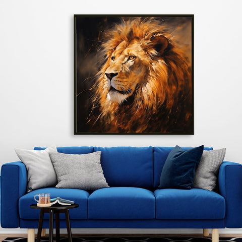 Large Wildlife Canvas Wall Art Painting for Living Room, Home, and Office.