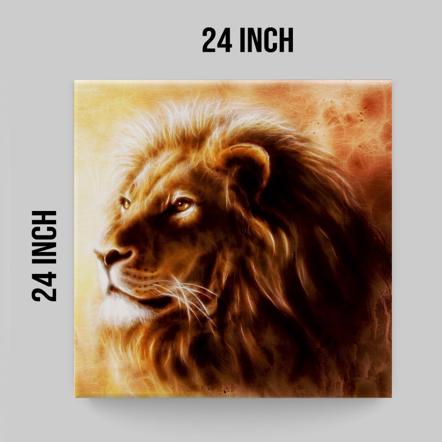 Large Wildlife Canvas Wall Art Painting for Living Room, Home, and Office.