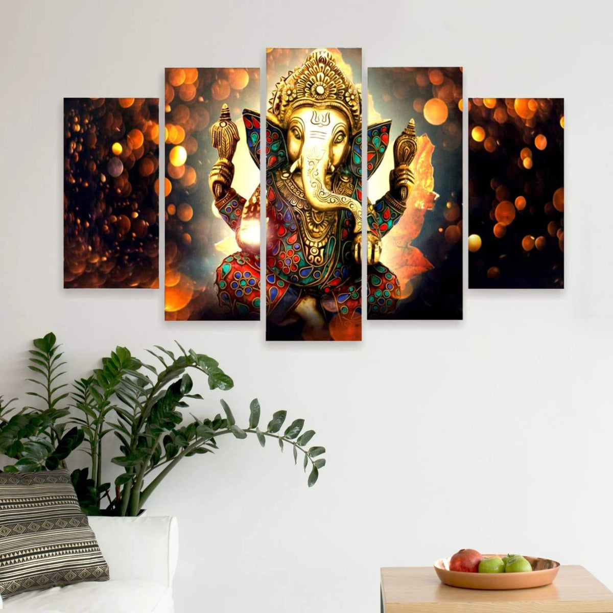 Lord Ganesha Vastu Wall Art Painting For Living Room Wall Decoration