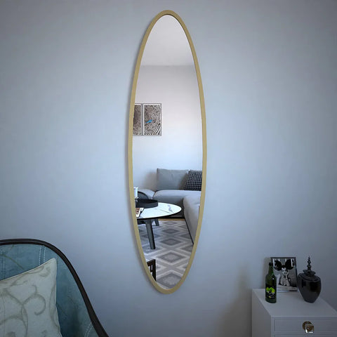 Minimalist Full Length Oval Mirror