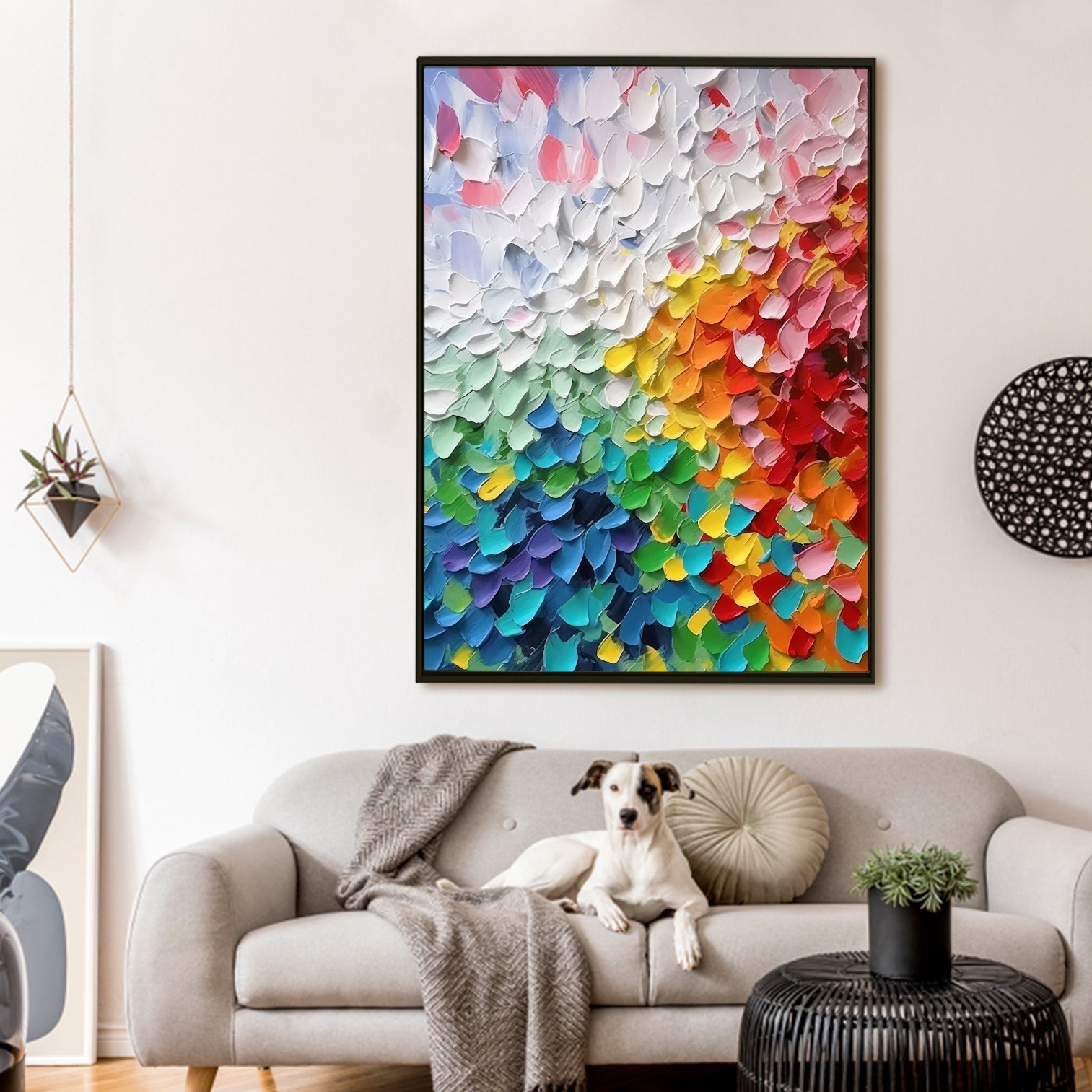 Modern Art Large Canvas Paintings. Framed Digital Reprints of Famous and Vibrant Artwork