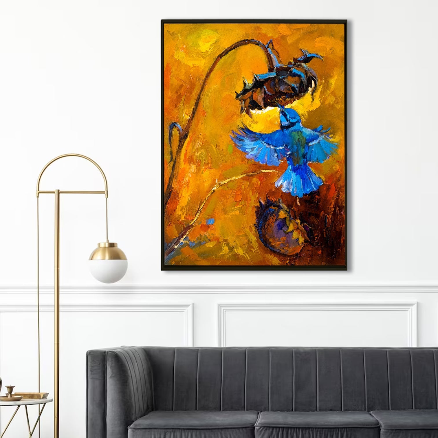 Modern Art Large Canvas Paintings. Framed Digital Reprints of Famous and Vibrant Artwork