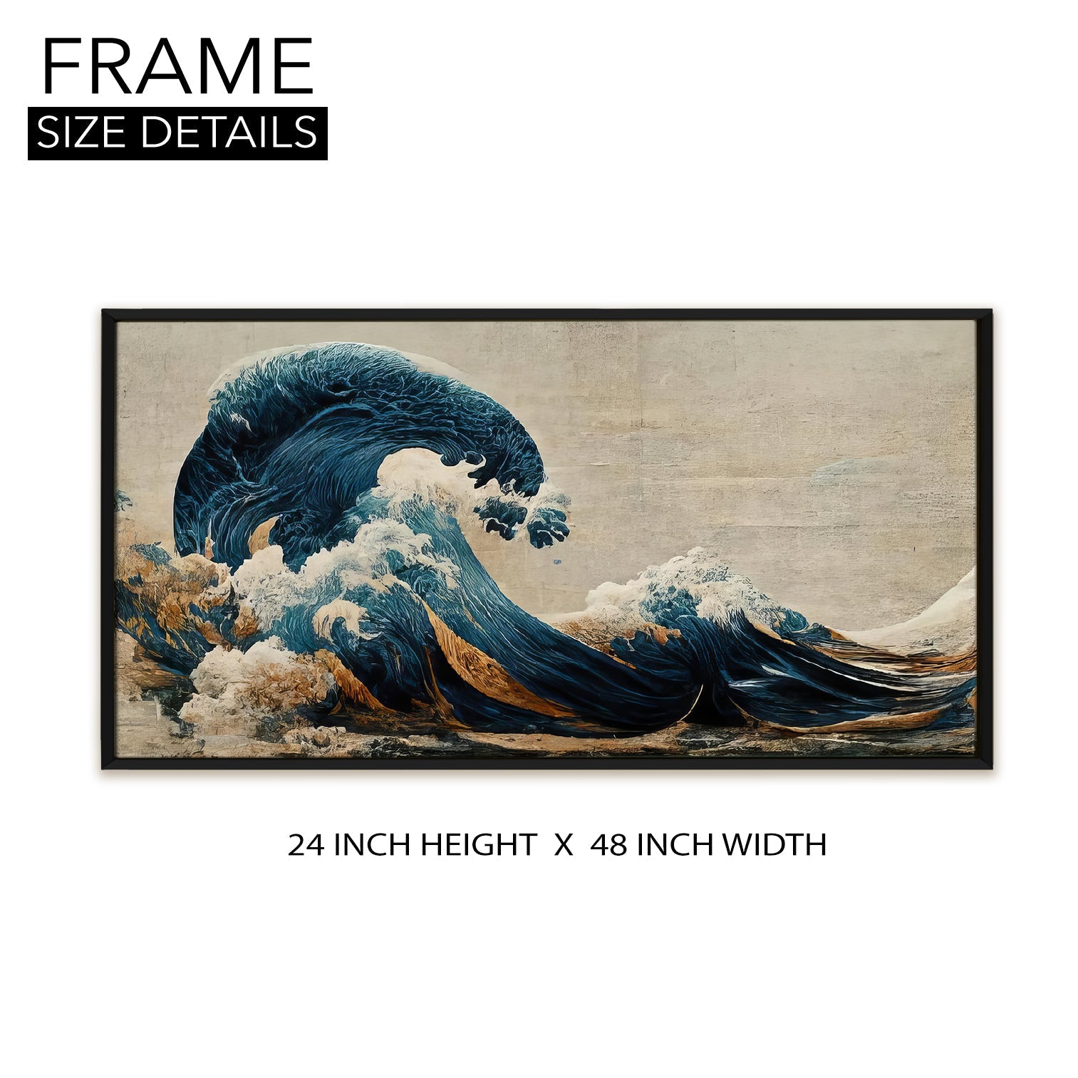 Modern Art Large Canvas Paintings. Framed Digital Reprints of Famous and Vibrant Artwork