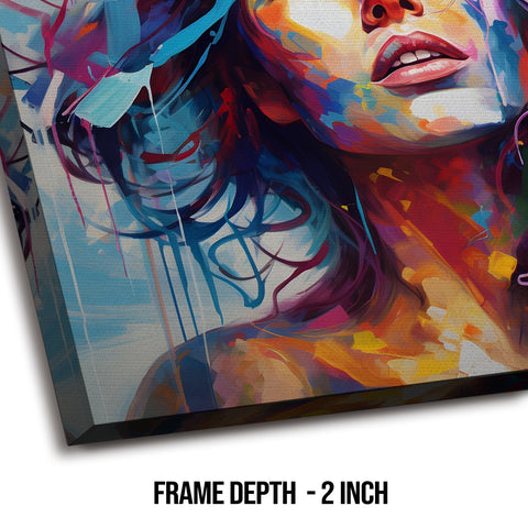 Modern Art Large Canvas Paintings. Framed Digital Reprints of Famous and Vibrant Artwork